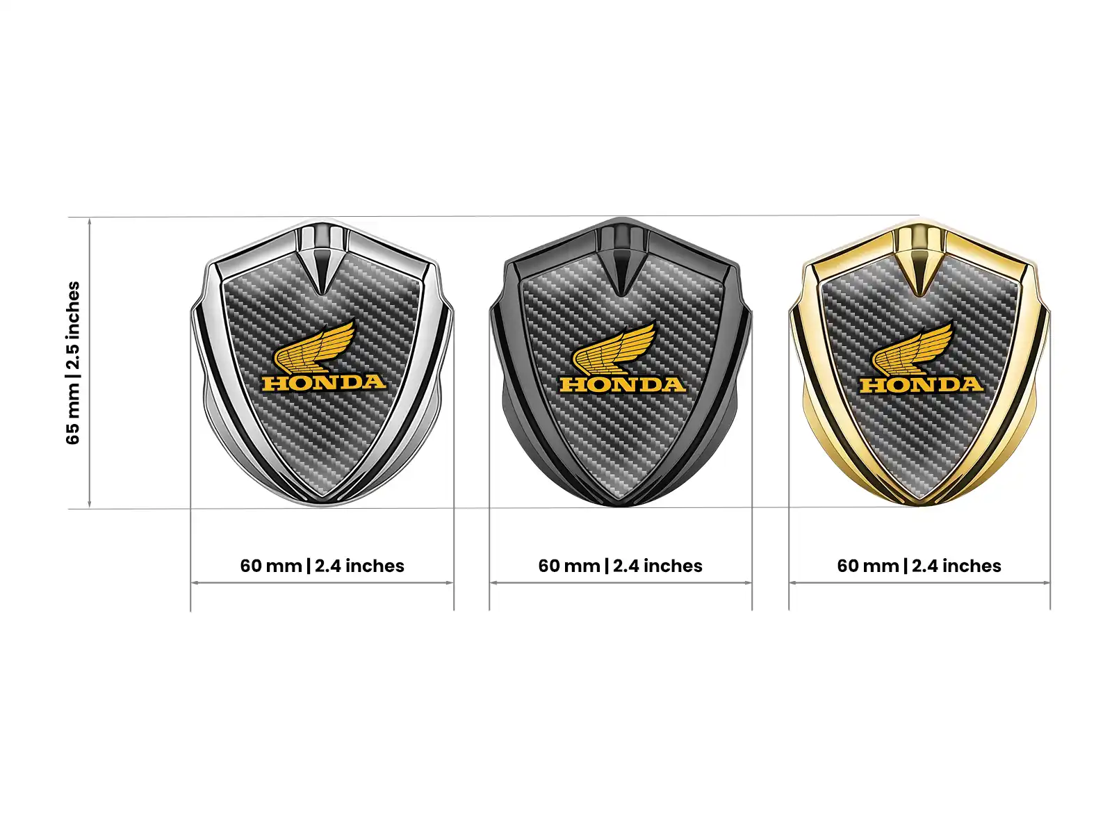 Honda Individuelles Kotflügel Abzeichen Robust Top Emblem